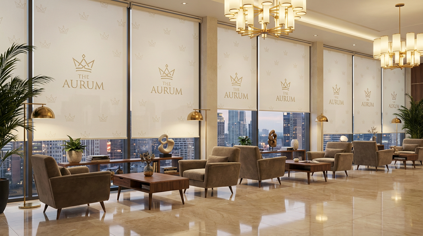Custom printed blinds for hotel & hospitality